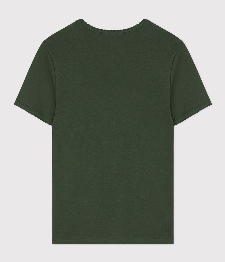 Women's Iconic Cocotte Stitch Cotton T-Shirt green