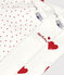 Babies' heart patterned long-sleeved cotton bodysuits - Pack of 3 variante 1