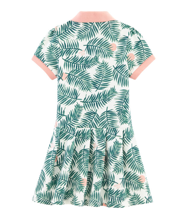 Girls' Dress white/multicolor