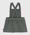 Babies' Sleeveless Quilted Tube Knit Dress THUYA green