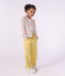 Children's cotton cardigan with flowers white/multicolor