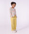Children's cotton cardigan with flowers white/multicolor