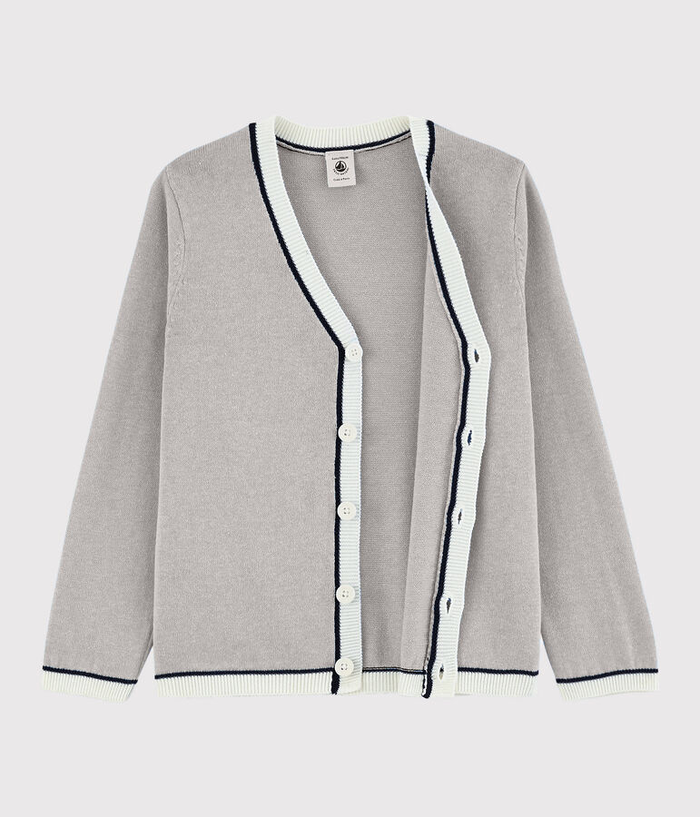 Boys' Cotton Jersey Waistcoat grey