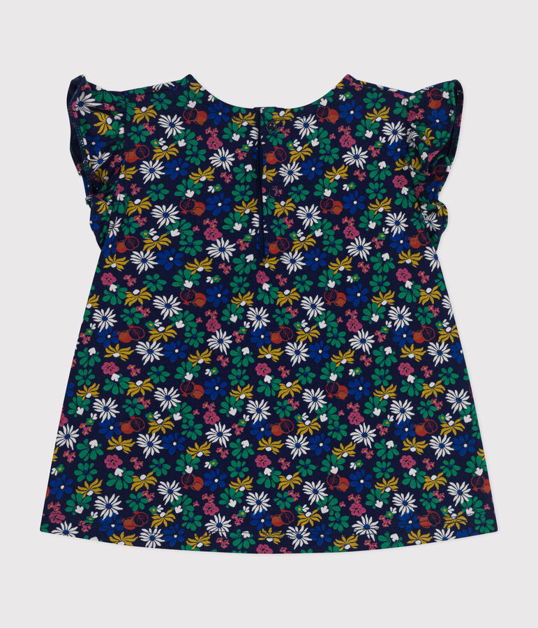 Babies' Sleeveless Jersey Blouse blue/multicolor