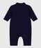 Babies' long, plain overall-style cotton playsuit SOIR