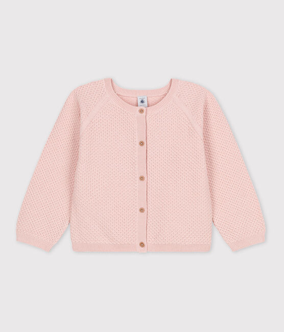 Girls' Cotton Cardigan SALINE pink