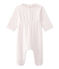 Baby girl's velours sleeper VIENNE pink