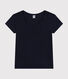 Women's Straight Round-Neck Linen T-Shirt