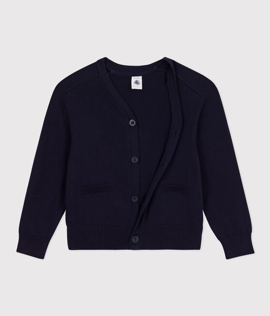 Boys' Cotton Cardigan SMOKING blue