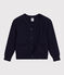 Boys' Cotton Cardigan SMOKING blue