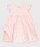 Baby Girls' Sleeveless Poplin Dress FLEUR pink