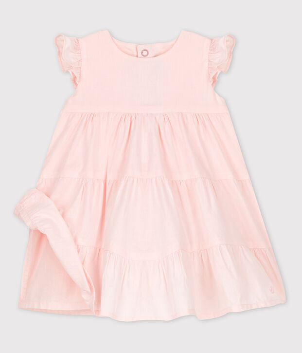 Baby Girls' Sleeveless Poplin Dress pink
