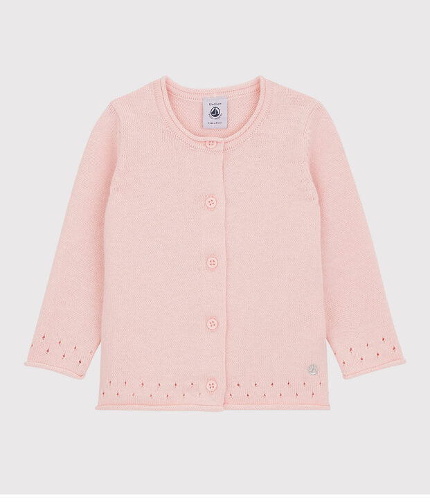 Babies' Knitted Cardigan pink