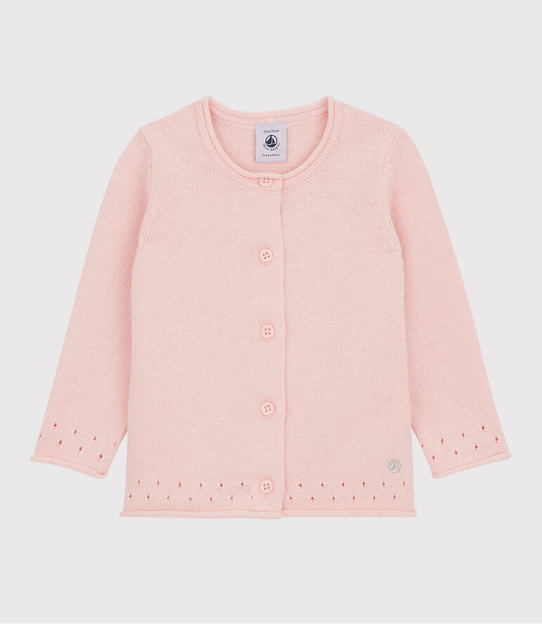 Babies' Knitted Cardigan pink