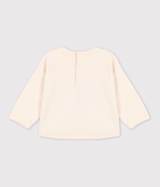 Babies' Cotton Sweatshirt AVALANCHE Ecru