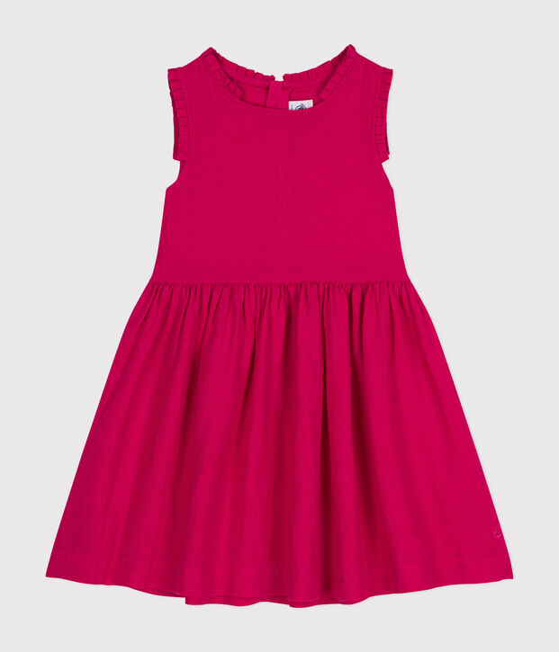 Girls' Sleeveless Linen Dress DELHI