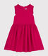 Girls' Sleeveless Linen Dress