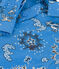 Boys' Poplin Print Shirt BRASIER blue/MULTICO white