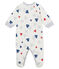 Baby Boys' Tube Knit Sleepsuit MARSHMALLOW white/MULTICO white