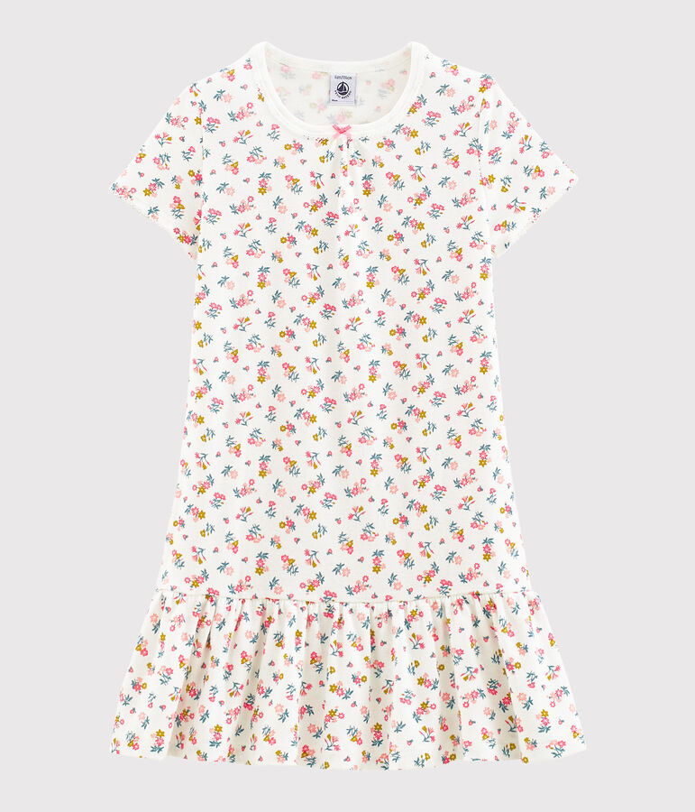 Girls' Nightdress white/multicolor