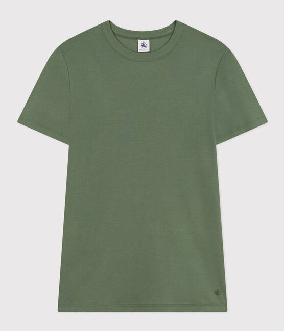 Women's Iconic Cotton Round Neck T-Shirt CROCO green