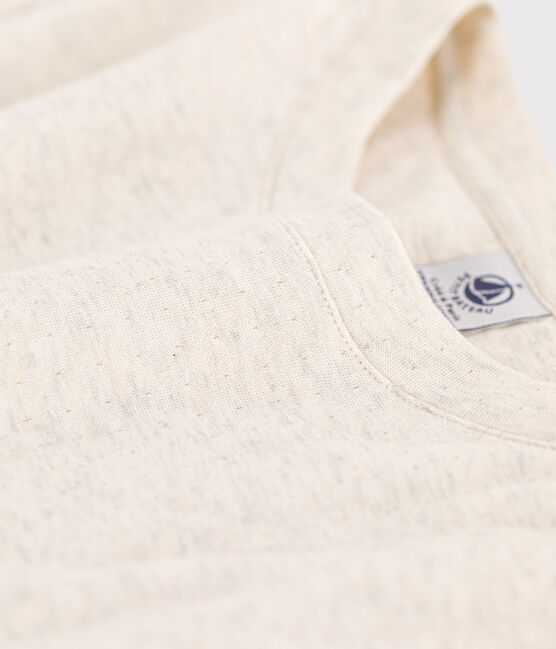 Women's Boxy Cotton T-Shirt MONTELIMAR CHINE beige
