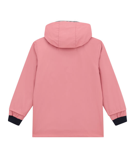Iconic girl's raincoat CHEEK pink