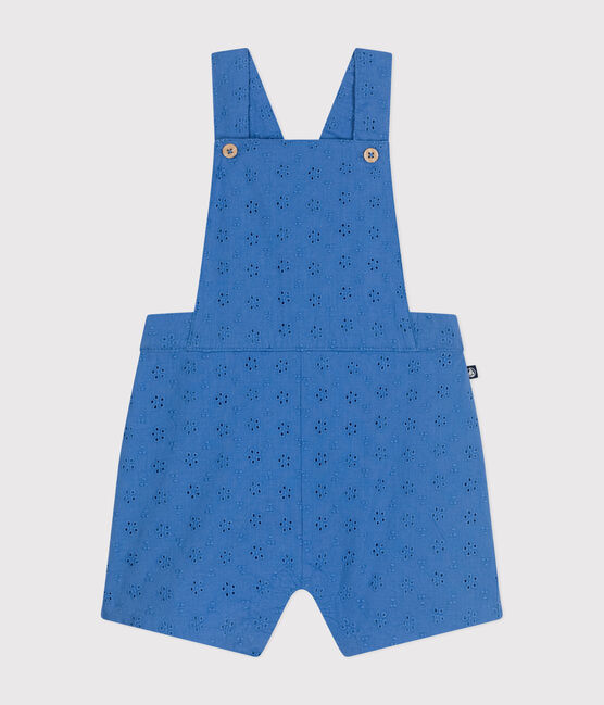 Babies' English embroidery Dungaree Shorts GAULOISE blue
