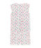 Girls' cropped ribbed pyjamas MARSHMALLOW white/MULTICO white