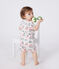 Babies' short floral cotton jumpsuits - 2-Pack variante 1