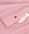 Women's stripy cotton short pyjamas ROSEWOOD pink/MARSHMALLOW