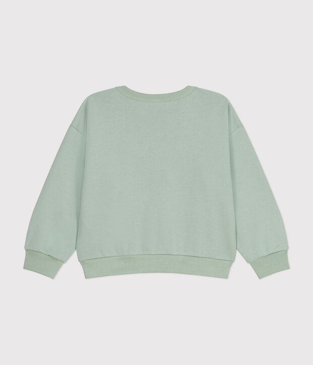 Girls' Fleece Sweatshirt green