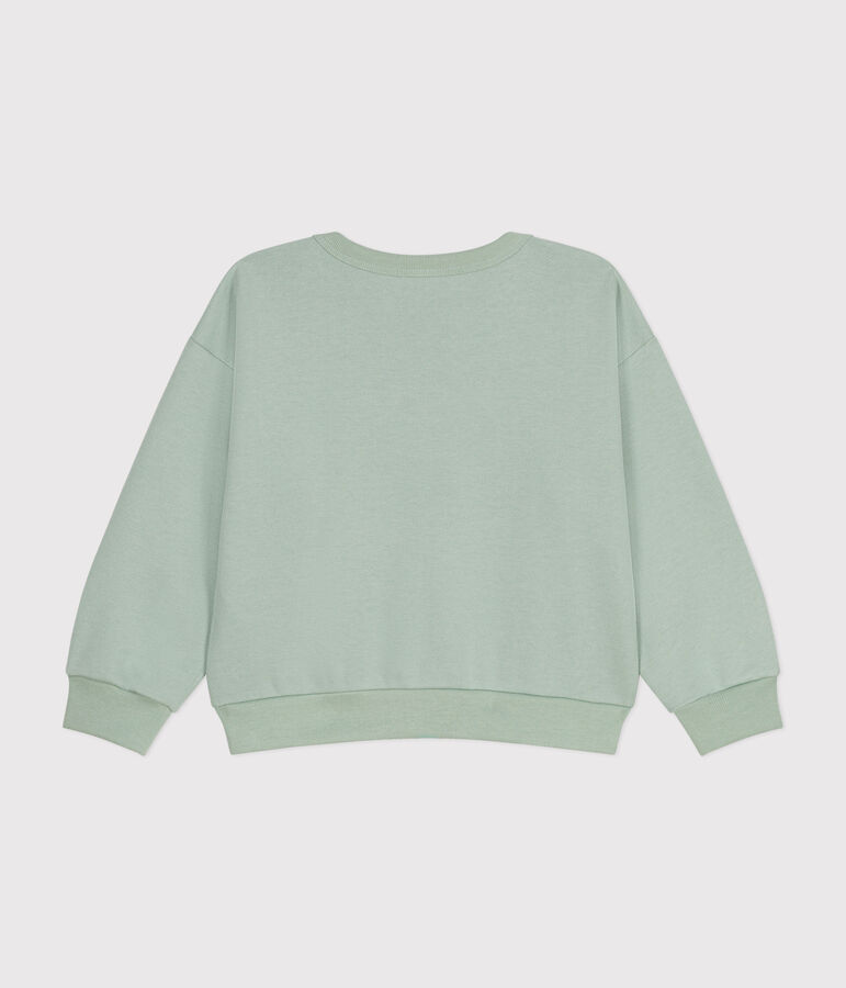 Girls' Fleece Sweatshirt HERBIER green