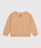 Children's unisex fleece sweatshirt TOURONE beige