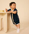 Babies' Terry Short Playsuit SMOKING blue
