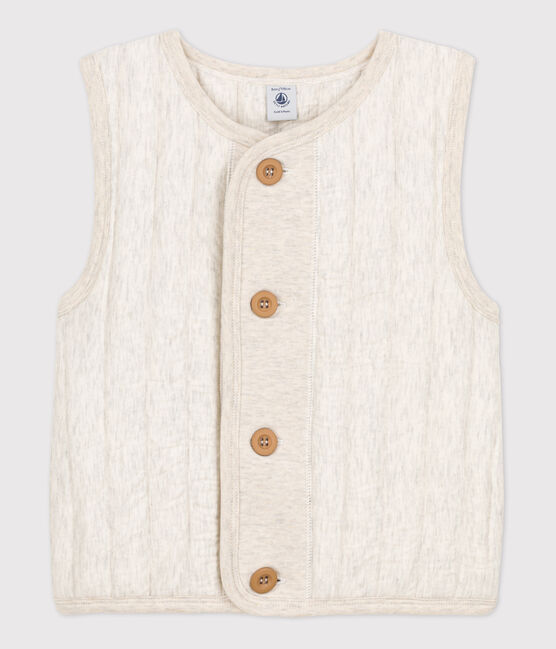Children's Unisex Tube Knit Bodywarmer MONTELIMAR CHINE beige