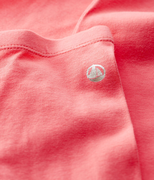 Girls' Elastane Jersey Leggings PEACHY