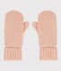 Unisex Fleece-Lined Knitted Mittens