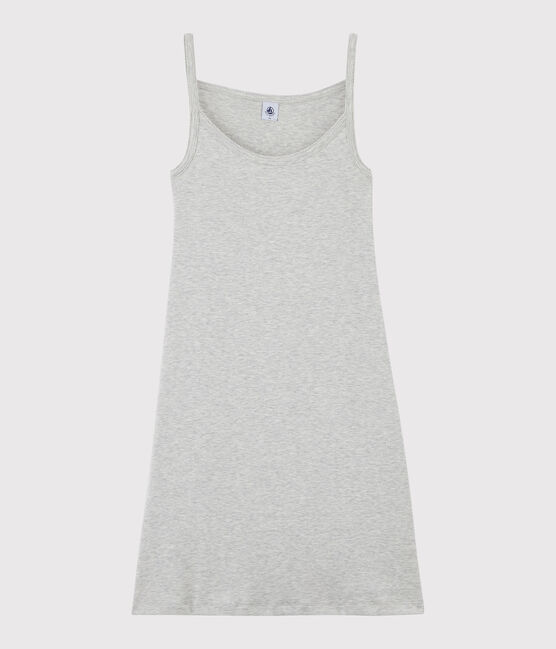 Women's Iconic Strappy Cotton Dress BELUGA CHINE grey