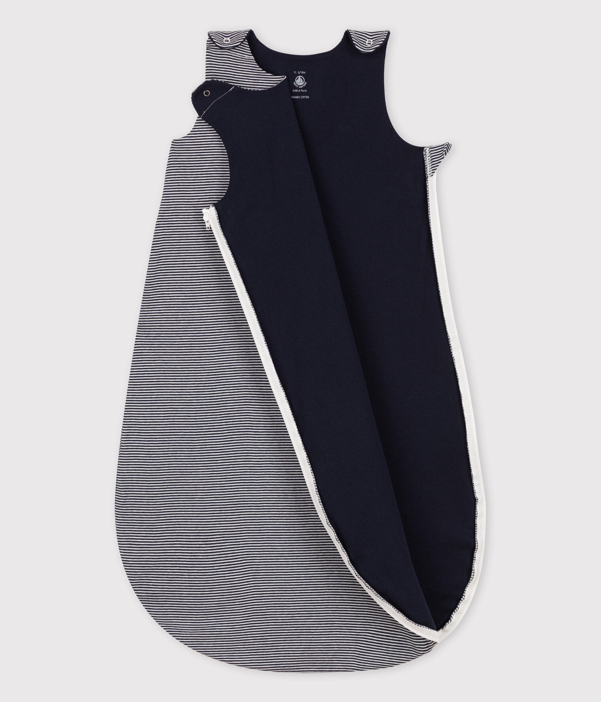 Babies Light Cotton Sleeping Bag SMOKING MARSHMALLOW Petit Bateau