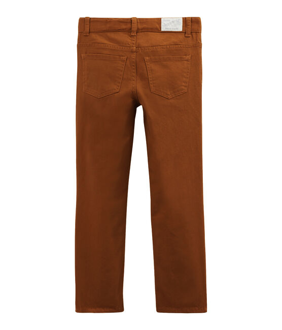 Boy's denim trousers BRINDILLE brown