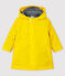 Baby's unisex waxed puffer jacket JAUNE yellow