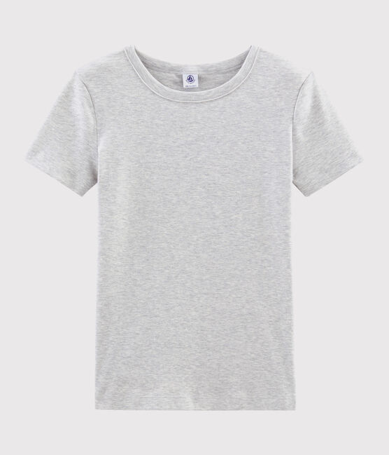 Women's Iconic Round Neck T-Shirt BELUGA CHINE grey