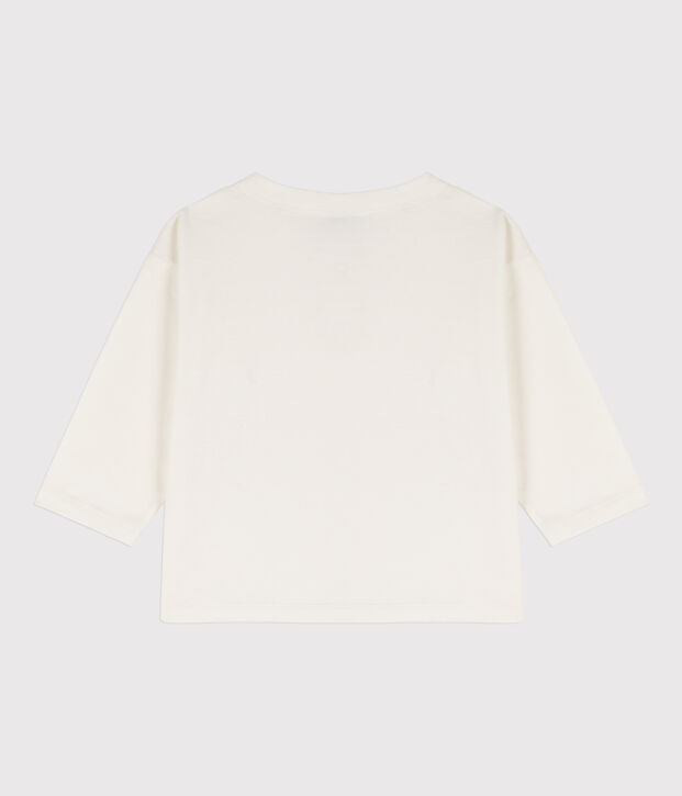 Babies' Long-Sleeved Cotton T-shirt white