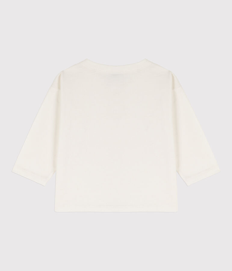 Babies' Long-Sleeved Cotton T-shirt white