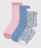 Children's leopard-print cotton socks - 3-Pack variante 1