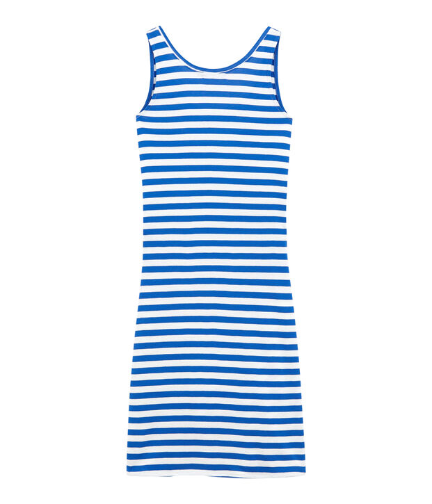 Women's dress blue/white