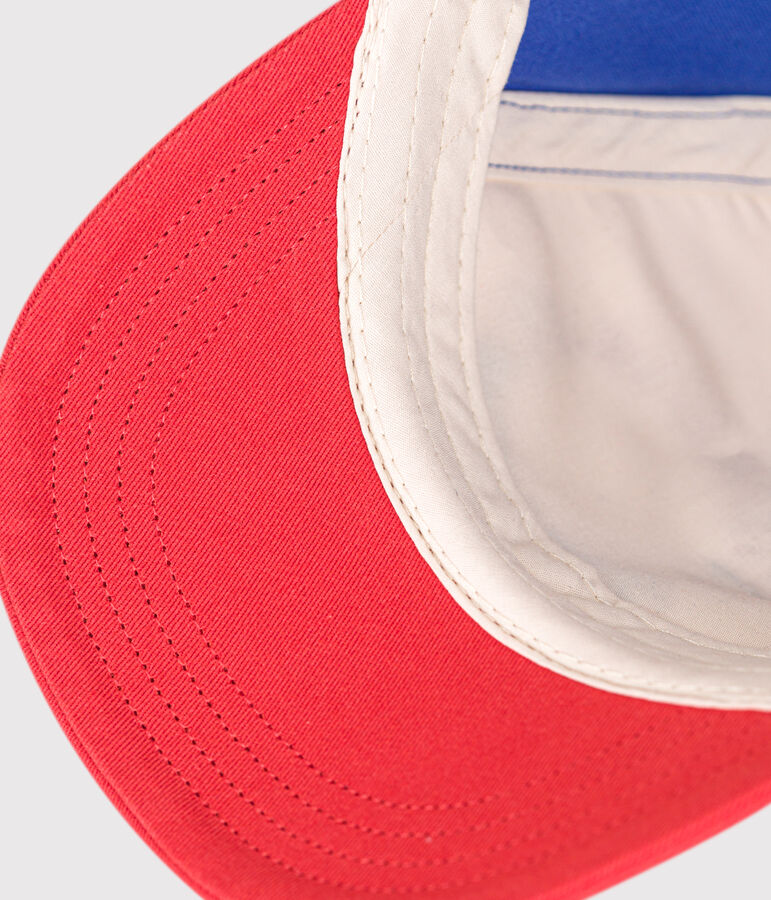 Babies' team sport cotton cap Ecru/multicolor