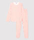Girls' Graphic Floral Print Organic Cotton Pyjamas