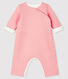 Babies' Long Jumpsuit in Quilted Tube Knit